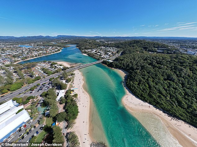 The usually pristine creek is often voted one of the best swimming spots in the world, but has been closed many times over the past 12 months, usually after heavy rain (Tallebudgera Creek stock photos).