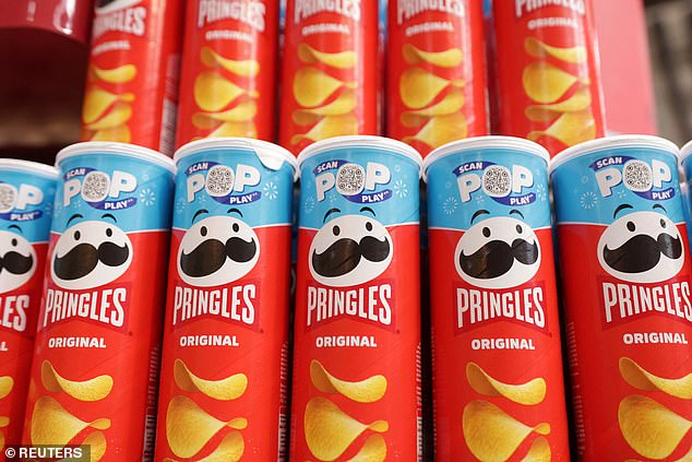 A former food consultant has discovered the evolutionary way the packaging design of a Pringles tube is designed to be addictive.