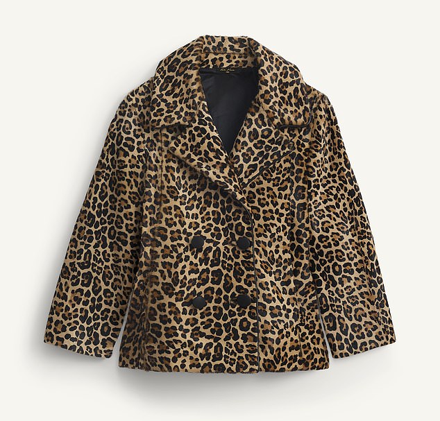 Leopard print jacket from the Zara X Kate Moss collection