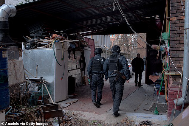 A view of the damage following the Russian attack on central Kharkiv on November 25. The attack affected already partially destroyed buildings in the city center, some of them in 2022. 19 people were injured, several of whom are in hospital