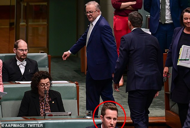 Albanese and the Labor Party have accused Chandler-Mather of fomenting outrage over housing to further her own political ambitions (pictured: Chandler-Mather's infamous altercation with Prime Minister Anthony Albanese last year).