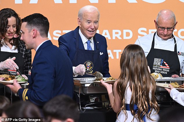 President Biden was responsible for handing out Brussels sprouts