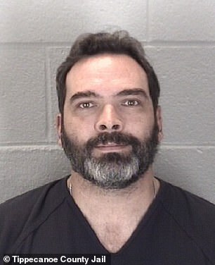 Michael Barnett in his mugshot