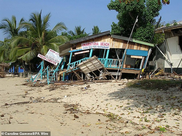 The aftermath of the 2004 Indian Ocean tsunami, which claimed the lives of more than 227,000 people