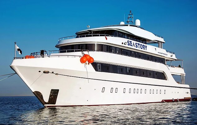 The Sea Story is a 144-foot pleasure craft built in 2022, which can carry up to 36 passengers