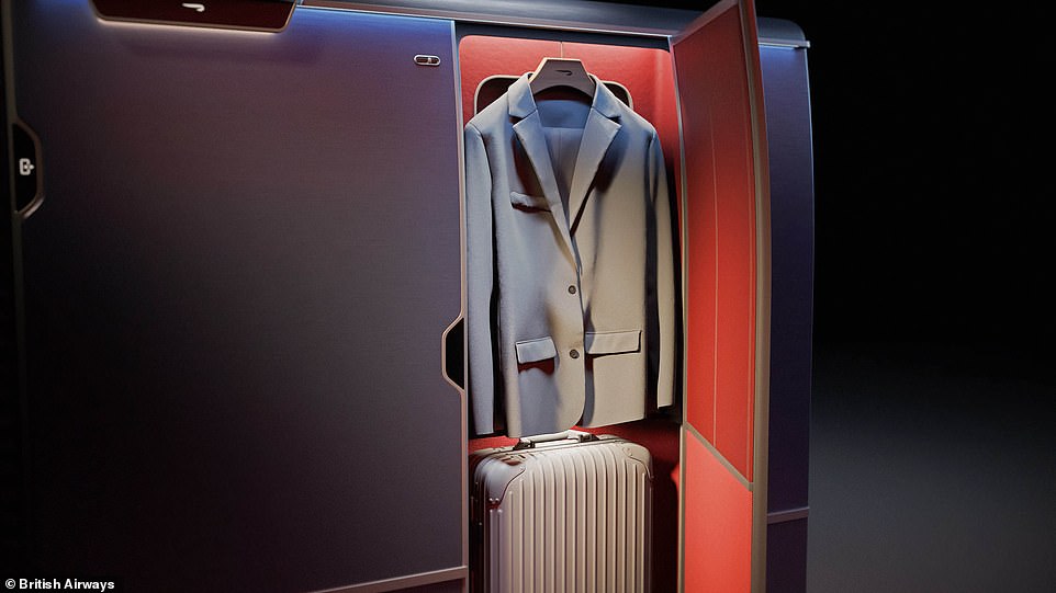 Guests can now take their luggage to a personal luggage space outside the suite.