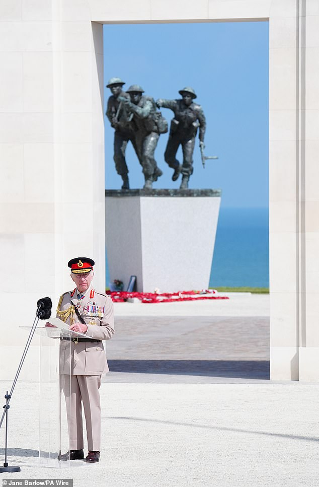 In his speech to commemorate D-Day veterans in Normandy in June, he expressed his 