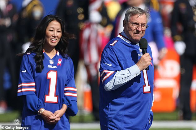 Terry and Kim Pegula eventually purchased the Bills from Ralph Wilson for $1.4 billion.