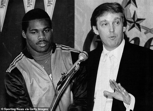 Trump is seen as an owner of the Generals along with running back and future ally Herschel Walker