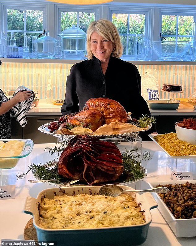 Martha recommends letting your turkey rest for at least 30 minutes before carving it