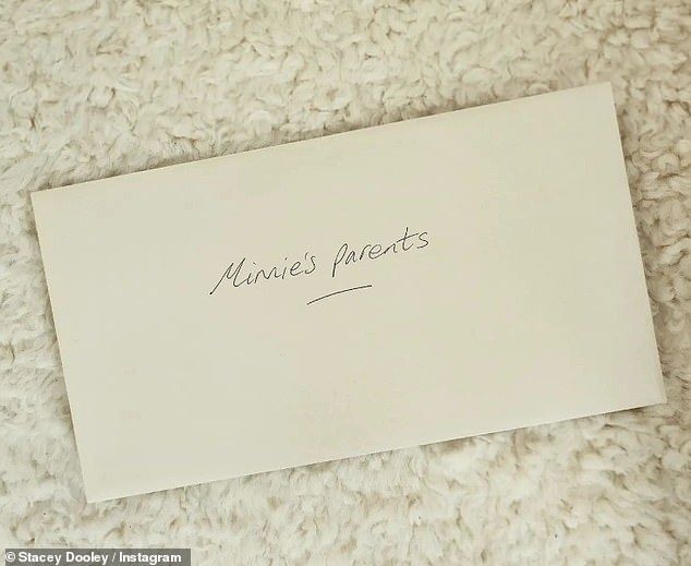 Stacey and Kevin keep their relationship private, but welcomed their first child in January 2023 when they shared a photo of an envelope addressed to 'Minnie's parents.'