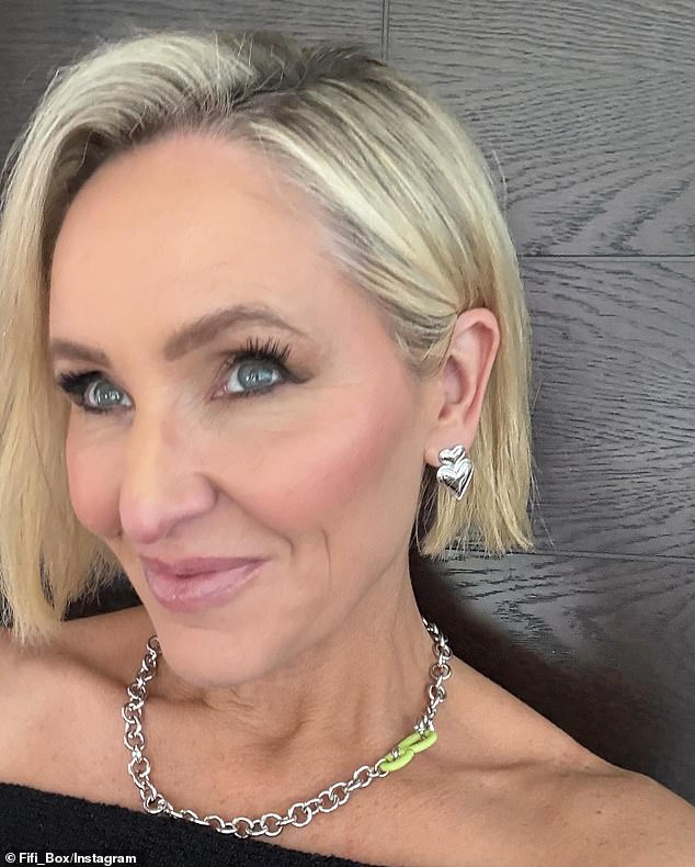 Fox added a sun-kissed cheek to her look, along with a defined brow and a glossy lip. In the caption, Box explained that her couture moment was in support of her best friend Carrie Bickmore.