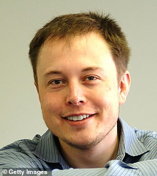 Additionally, the influencer listed male stars she believed could have received 'sneaky little hair transplants', such as Elon Musk, who is seen in 2004.