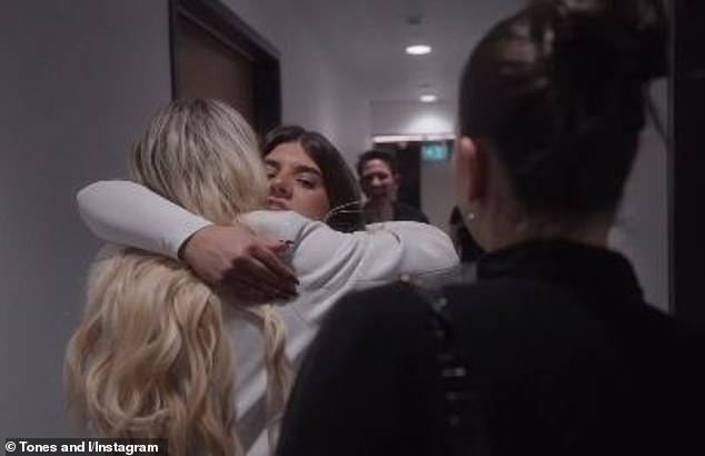 In a heartbreaking Instagram post on Tuesday, the Dance Monkey hitmaker shared incredibly personal details of the loss that occurred on November 8. Pictured left behind the stage at Rod Laver Stadium.