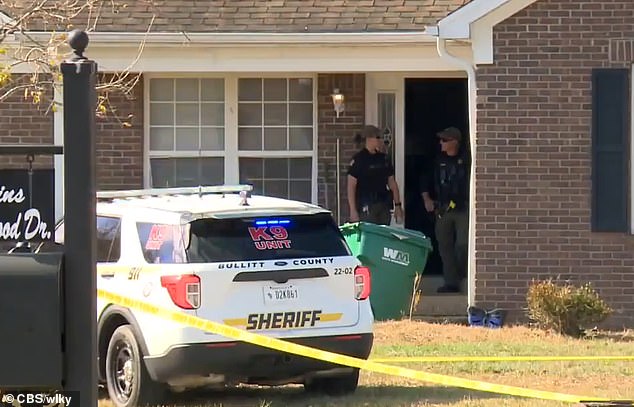 The children's bodies were discovered when a neighbor entered their home and found them in a bedroom with a gun on the bed.