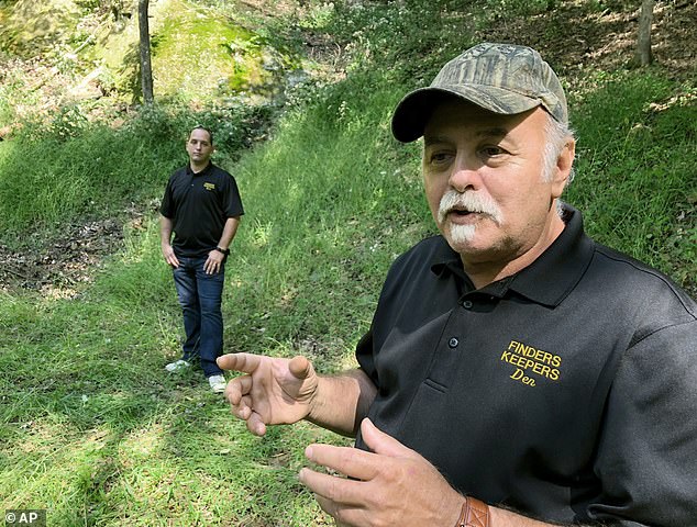 The FBI based its request for a seizure warrant in part on the work of Dennis (right) and Kem (left) Parada: a father-son pair of treasure hunters who had made hundreds of trips to the area