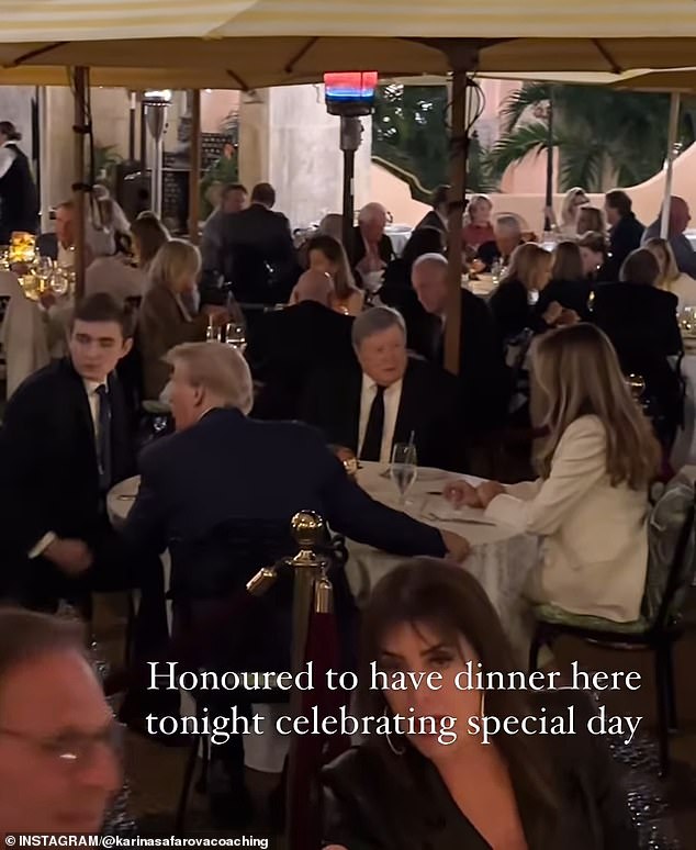 The Trump family will celebrate Thanksgiving at their Mar-a-Lago estate in Palm Beach, Florida. Donald's youngest son Barron was spotted in Florida on Saturday (spotted)