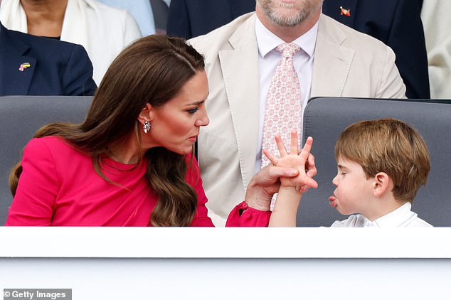 Prince Louis made a series of cheeky expressions during Queen Elizabeth's Platinum Jubilee in 2022.