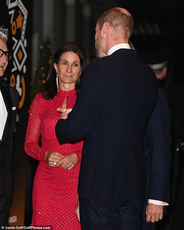 William was among the high-profile guests attending the Tusk Conservation Awards 2024