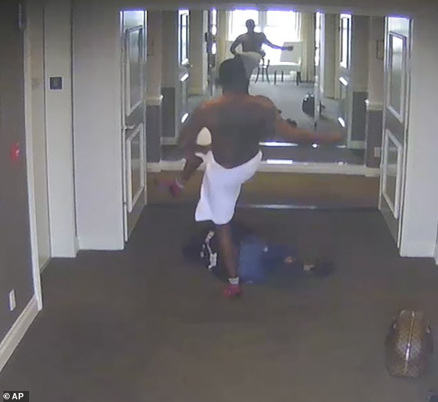 The brutal video of Diddy attacking singer Cassie in the hallway of a Los Angeles hotel in March 2016 was published by CNN in May.