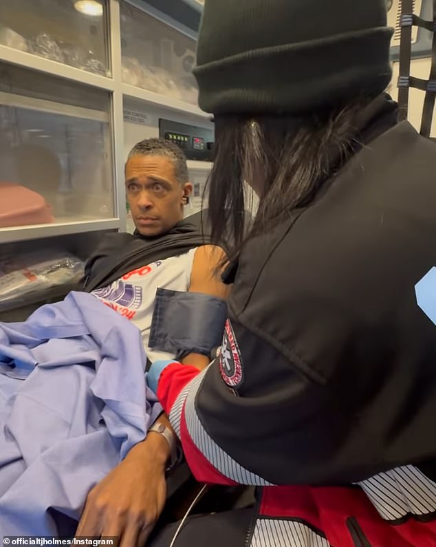 Last month, TJ ended up in an ambulance while running the Chicago Marathon