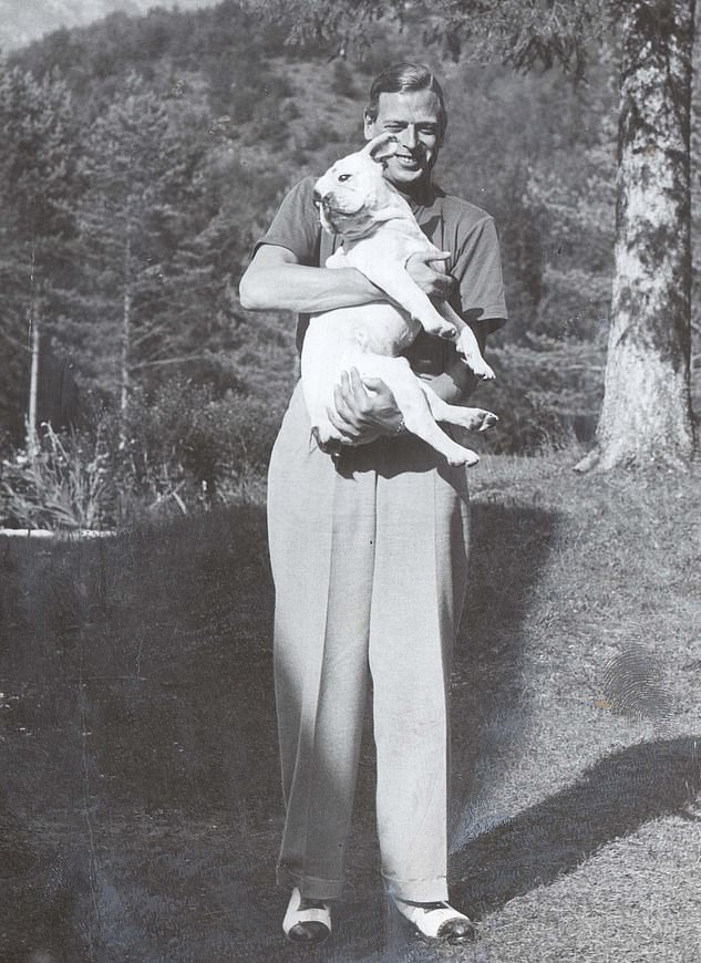 Shortly after their engagement was announced, Prince George and his fiancée, Princess Marina of Greece, posed for the Mail in the garden of Prince Paul of Yugoslavia.