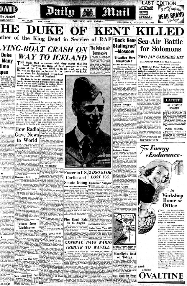 George died in a mysterious plane crash in Scotland, the circumstances of which have never been fully explained. It was a devastating blow for Kiki.