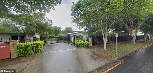 The tragedy occurred at Durack State School (pictured) on Inala Avenue in Brisbane's south-western suburbs at around 3.30pm.