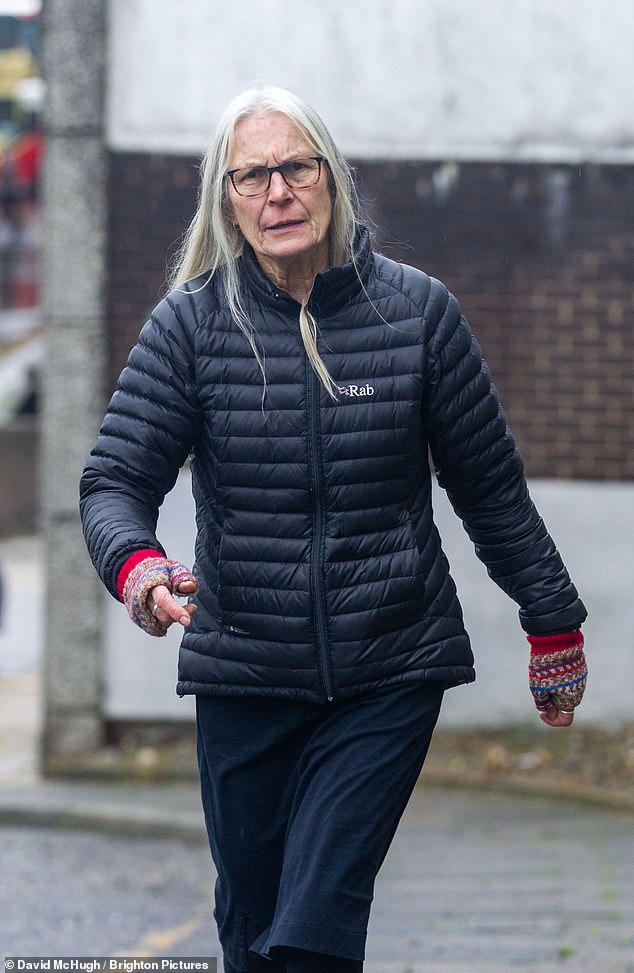 Janice Turner (pictured), 66, and her partner David Greenwood, 70, claim they were left living in fear of violence after their long-running row with Mark Coates.