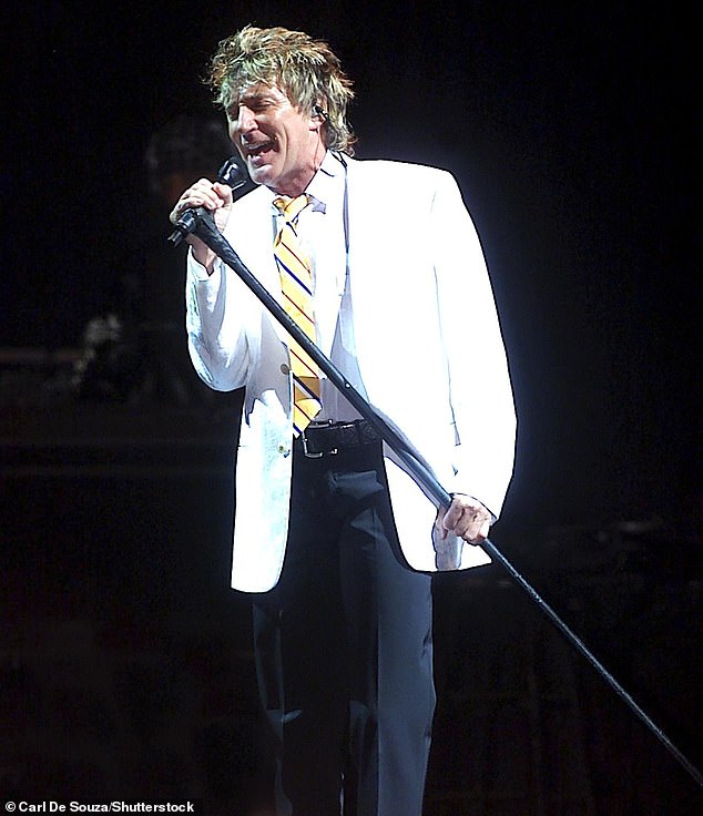 Rod already headlined the festival in 2002 (pictured), alongside Coldplay and Stereophonics.