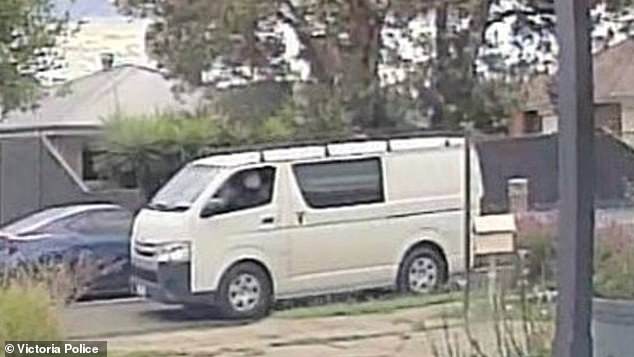 The man reportedly asked the young woman where she lived before telling her to get into his white van.