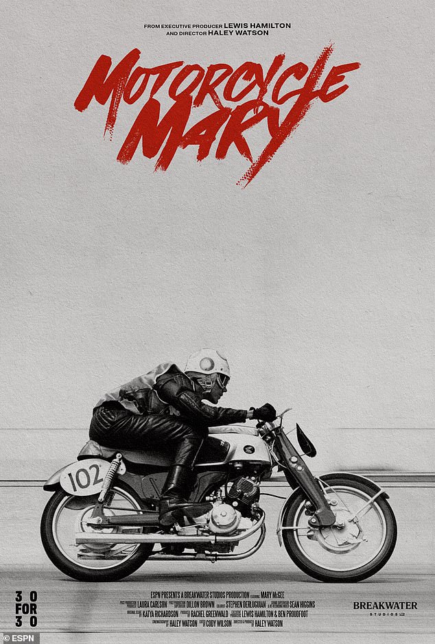 Her rich history with motorsport was captured by Hamilton in his short film 'Motorcyle Mary'