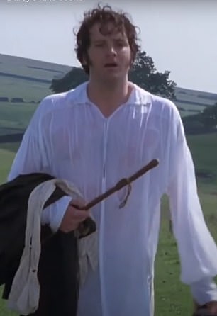 Fans of the franchise should also keep an eye out for a very sexy wet shirt that references Mr. Darcy.