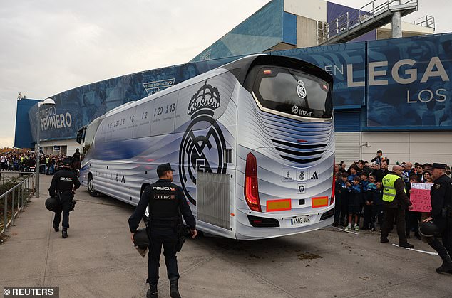 The Real Madrid coach, pictured last month, was officially presented by the club in October.