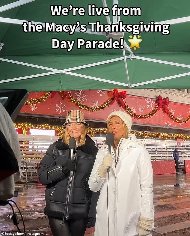 The 52-year-old host of the NBC Today Show has been reporting live on the beautiful floats that sail through New York City on Turkey Day since 2012