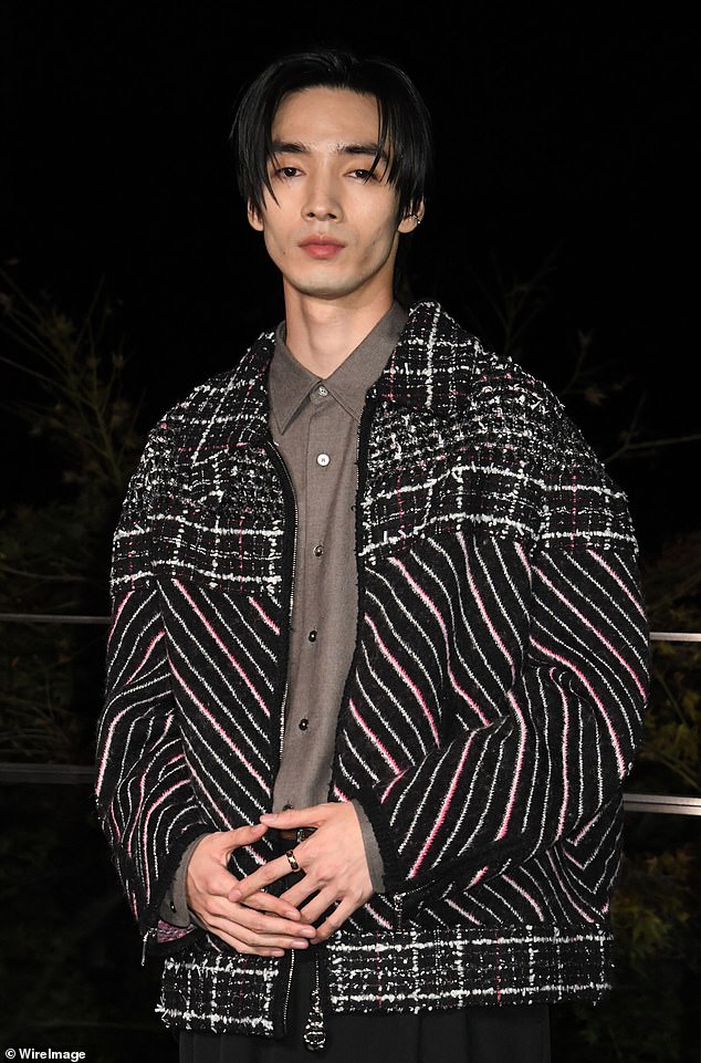 She was also joined by Hiroya Shimizu (pictured), Natsuki Deguchi, Nana Komatsu, Hirokazu Kore-eda and Sakura And.