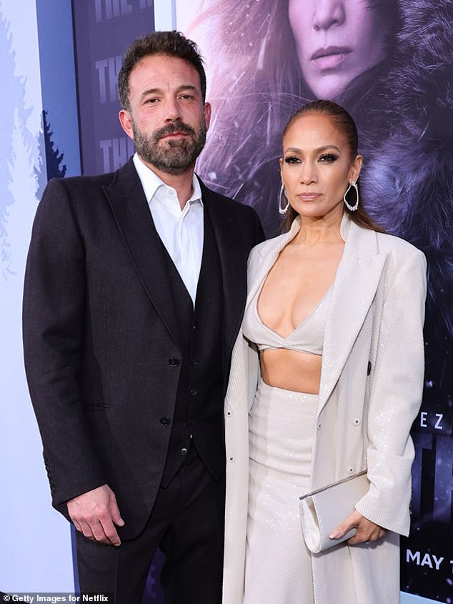 Affleck is currently in the process of divorcing Lopez after two years of marriage; seen in 2023