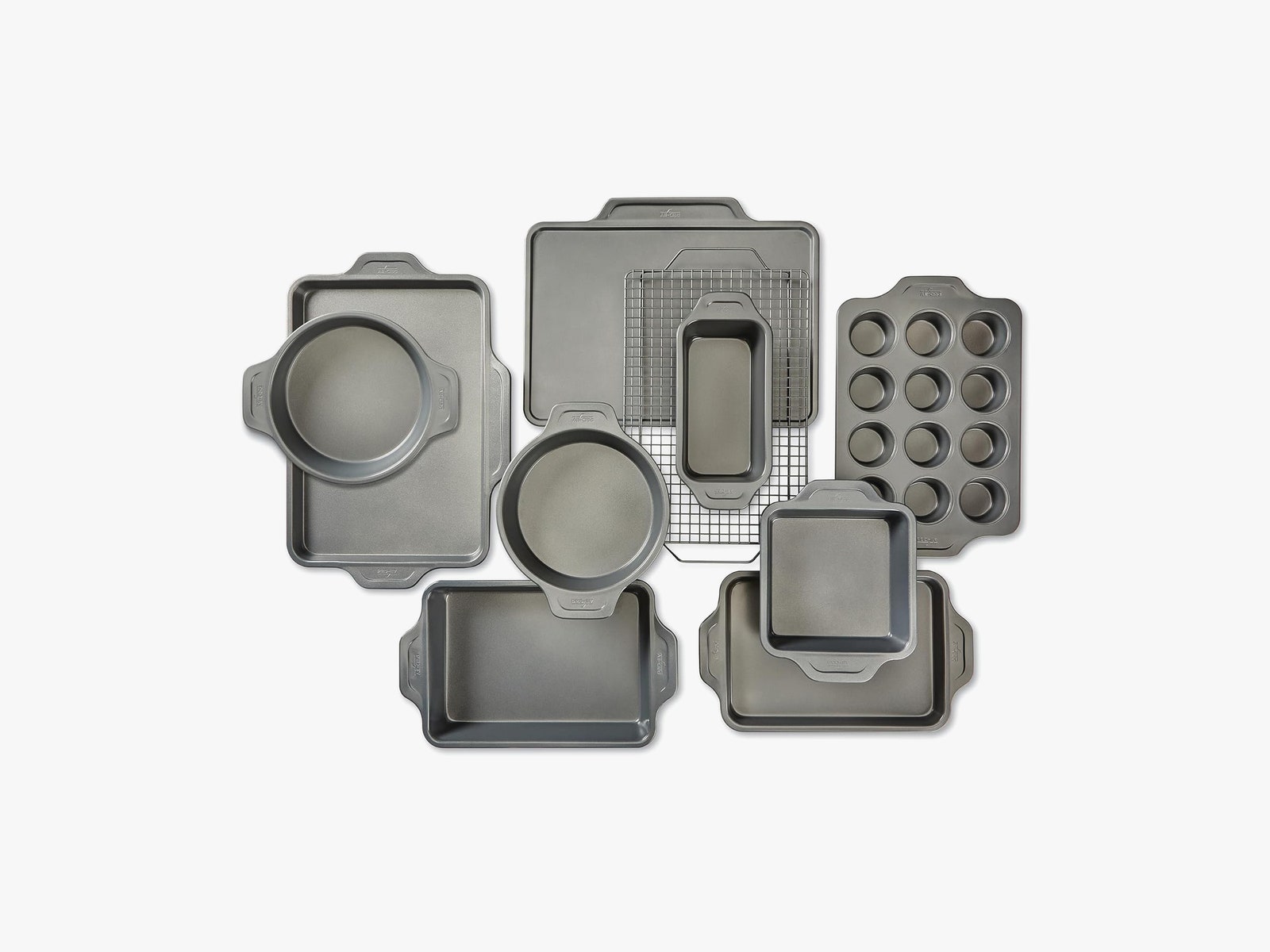 All Clad Pro Release Bakeware Set with Pan Liners and Cupcake Holders