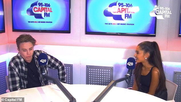 Roman Kemp seemed unimpressed after asking Ariana if he could 