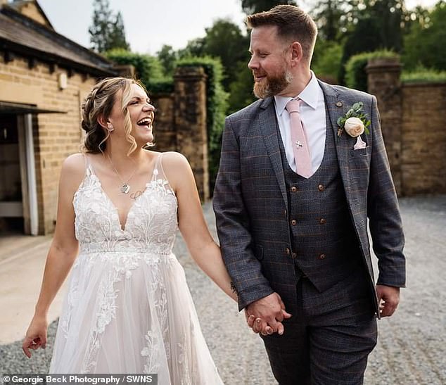 But on that day in 2019, her future husband, Northern train driver Dave Lay, 47, slowed down and got out to talk to her for half an hour. They later married when Lay was 22 weeks pregnant with their first child.