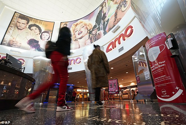 AMC movie theaters have a policy that prohibits guests from wearing face paint or anything that covers their face