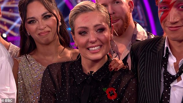 The Welsh dancer, 34, who is in remission from breast cancer and has Crohn's disease, was forced to pull out of last weekend's show after collapsing backstage.