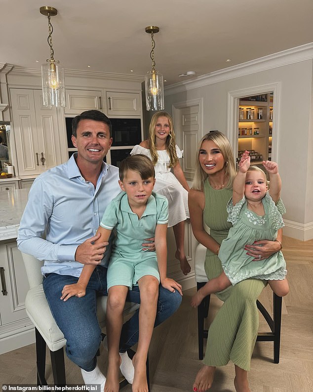 Billie and her husband Greg, 39, who share three children Nelly, 10, Arthur, seven, and Margot, 21 months, have grown up on reality TV since birth.