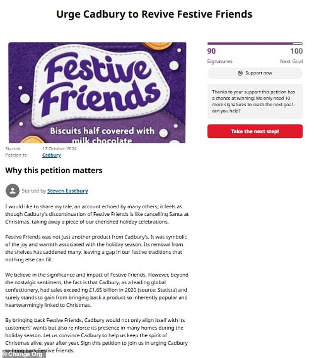 Cadbury's decision sparked outrage, with fans expressing their disappointment on social media.