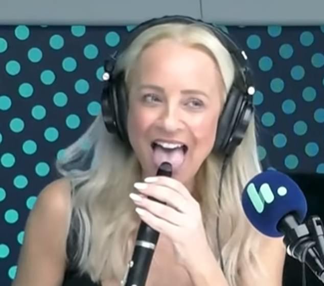 The former Project presenter, 43, stunned her Hit Network show co-host while playing the clarinet live.