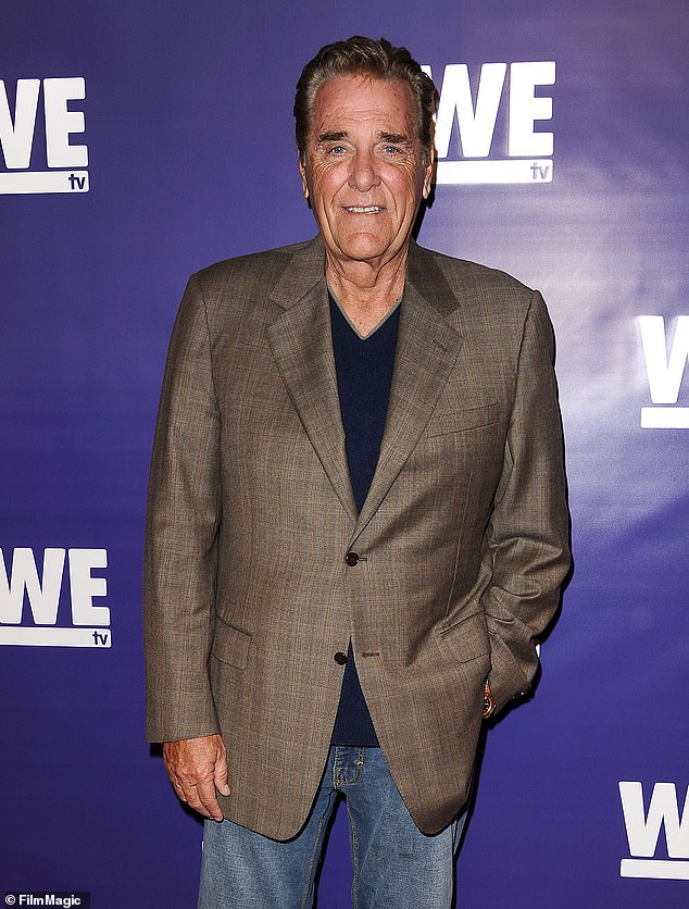 The beloved television personality, best known for being the first to host Wheel of Fortune, died suddenly while Young was visiting him at his home; Pictured in March 2015 in Beverly Hills.