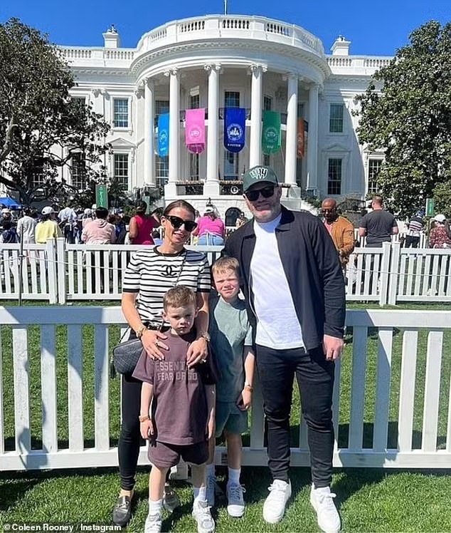 Coleen, Wayne and their children visited the White House, where they met with then-US President Donald Trump, in 2018.