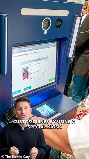 Global Entry members are pre-screened and can enter the US, at participating airports, simply by checking in at a 'Global Entry Kiosk'