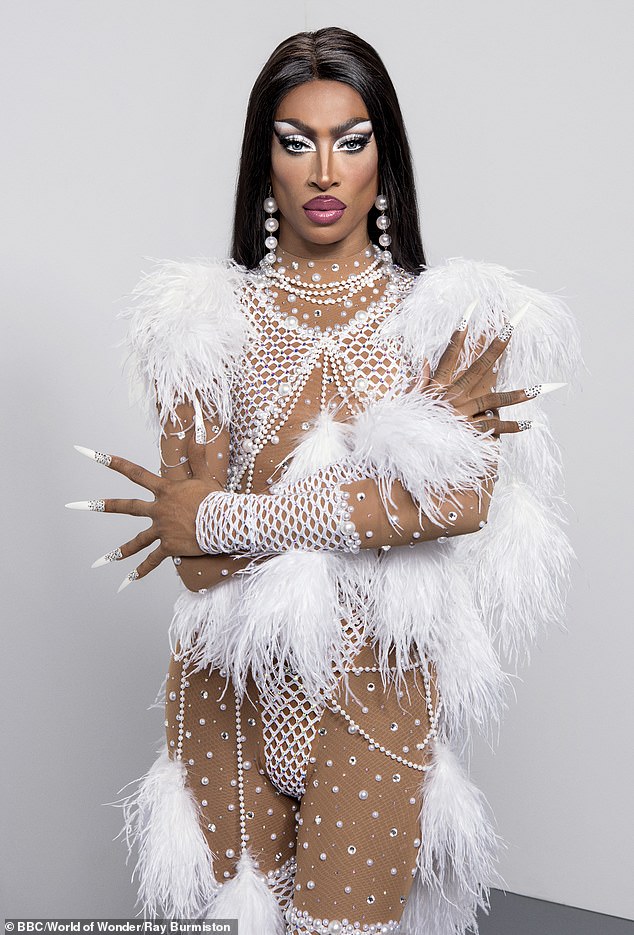 The drag queen, 30, is one of six famous faces who will hit the dance floor for the festive edition of the BBC competition.