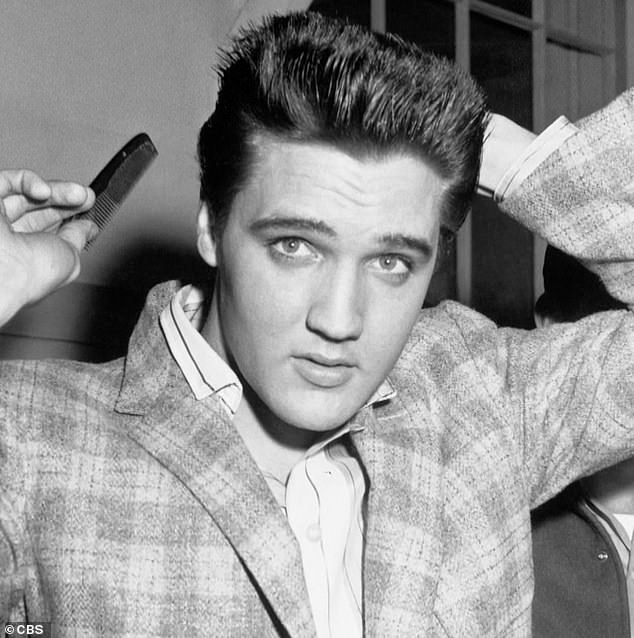 Elvis seen in an image Riley provided to Oprah's CBS special